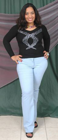 Date this sensual Dominican Republic girl Yudelka from San Cristobal N2088