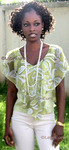 athletic Ivory Coast girl  from Abidjan A9606