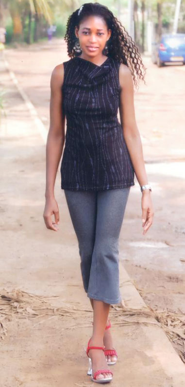 Date this sultry Gabon girl Hortense from Libreville GA10